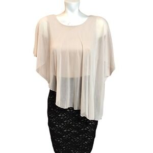 ENFOCUS STUDIO Black and Ivory Women's Dress Size‎ 6